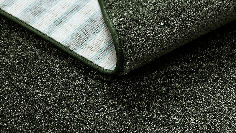 Overlocked carpet offcut used as a custom runner in a Sydney home with clean finished edges