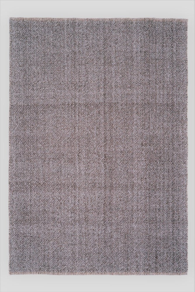 Flatweave wool polyester blend-rug on a white background 