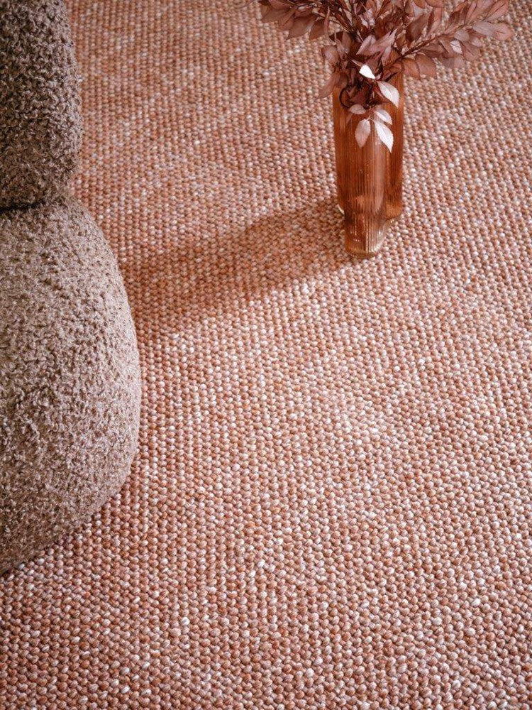 Aruba Terracotta Area Rug | Modern Indoor Rug with Durable Finish